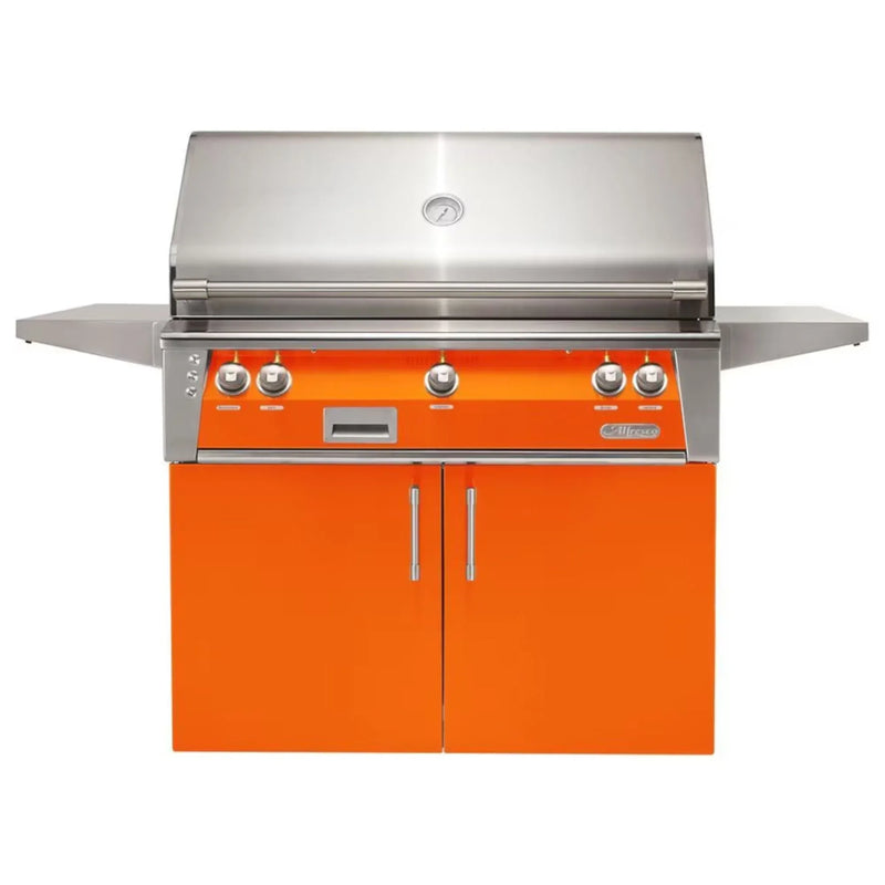 Alfresco 42" Freestanding Stainless Steel Gas Grill with Sear Zone, Rotisserie & Smoker System - Patioscape Outdoors