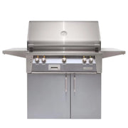 Alfresco 36-Inch Stainless Steel Freestanding Gas Grill w/ Rotisserie & Sear Zone - Patioscape Outdoors