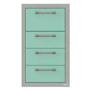 Alfresco 17-Inch Stainless Steel Triple Drawer & Paper Towel Holder Combo - Patioscape Outdoors