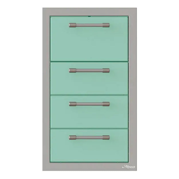 Alfresco 17-Inch Stainless Steel Triple Drawer & Paper Towel Holder Combo