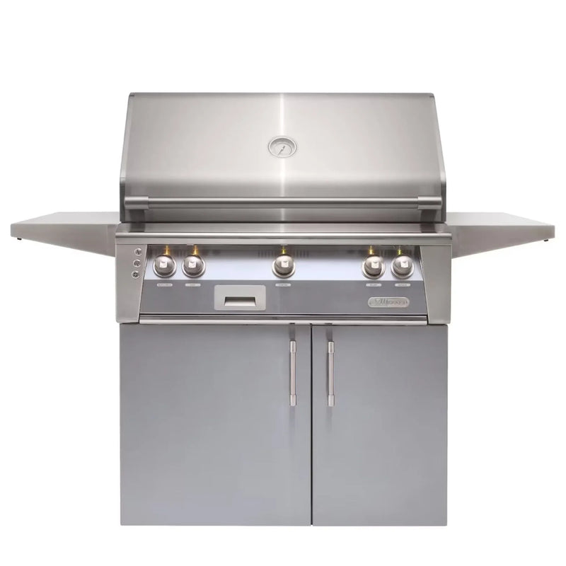 Alfresco 36-Inch Stainless Steel Freestanding Gas Grill w/ Rotisserie - Patioscape Outdoors