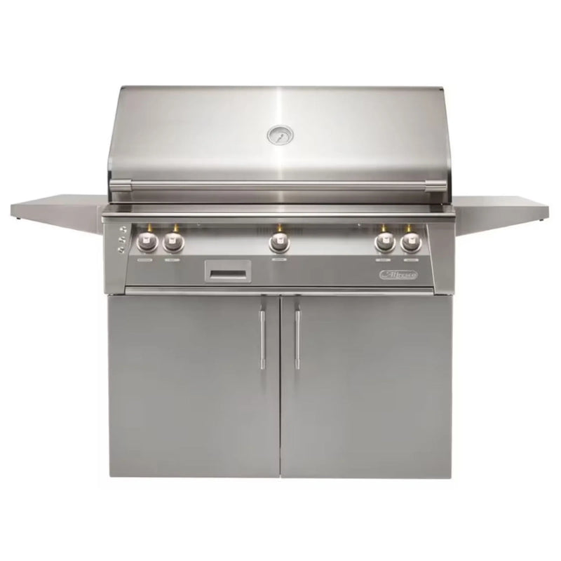 Alfresco 42-Inch Stainless Steel Freestanding Gas Grill w/ Rotisserie - Patioscape Outdoors
