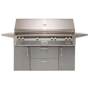 Alfresco ALXE 56-Inch Stainless Steel Freestanding Gas Grill w/ Sear Zone And Rotisserie - Patioscape Outdoors