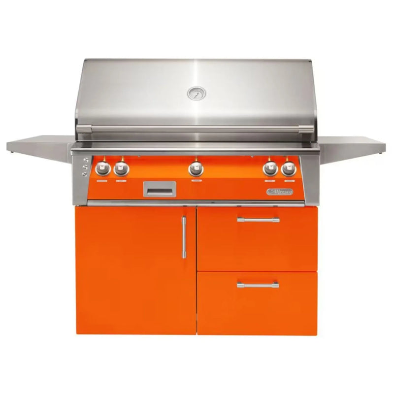 Alfresco Deluxe 42-Inch Stainless Steel Freestanding Gas Grill w/ Rotisserie - Patioscape Outdoors