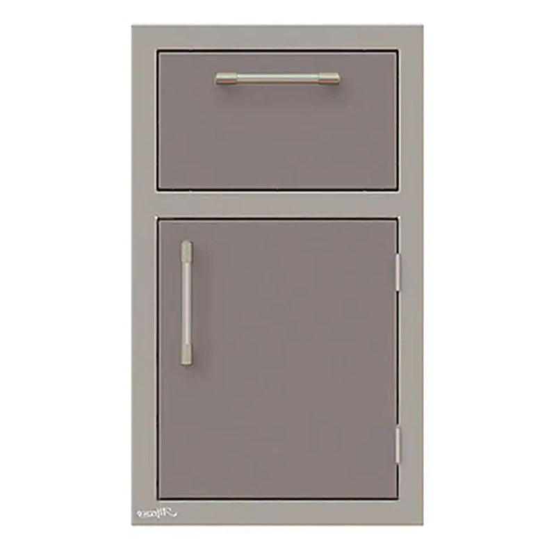 Alfresco 17-Inch Stainless Steel Right-Hinged Door & Paper Towel Holder Combo - Patioscape Outdoors