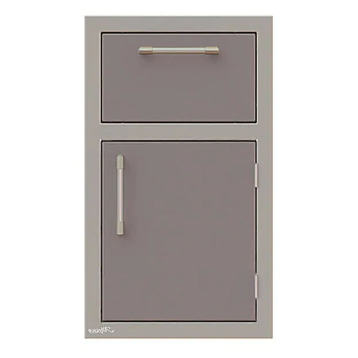 Alfresco 17-Inch Stainless Steel Right-Hinged Door & Paper Towel Holder Combo