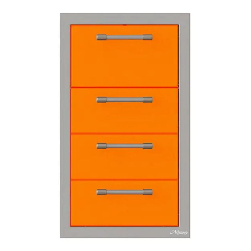 Alfresco 17-Inch Stainless Steel Triple Drawer & Paper Towel Holder Combo - Patioscape Outdoors