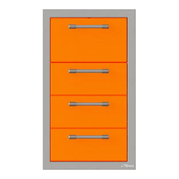 Alfresco 17-Inch Stainless Steel Triple Drawer & Paper Towel Holder Combo