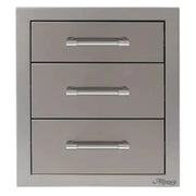 Alfresco 17-Inch Stainless Steel Soft-Close Triple Drawer - Patioscape Outdoors