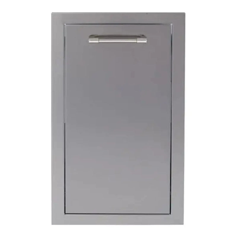 Alfresco 15-Inch Stainless Steel Soft-Close Roll-Out Trash Center - Patioscape Outdoors