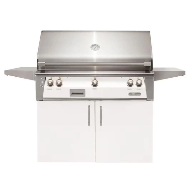 Alfresco 42" Freestanding Stainless Steel Gas Grill with Sear Zone, Rotisserie & Smoker System - Patioscape Outdoors