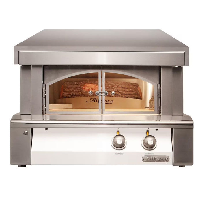 Alfresco 30-Inch Built-In Outdoor Gas Pizza Oven