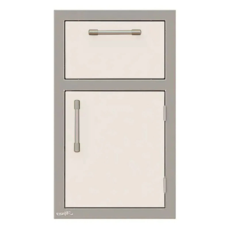 Alfresco 17-Inch Stainless Steel Right-Hinged Door & Paper Towel Holder Combo - Patioscape Outdoors