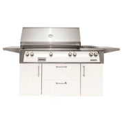 Alfresco Deluxe 56-Inch Stainless Steel Freestanding Gas Grill w/ Rotisserie & Side Burner - Patioscape Outdoors
