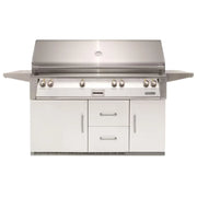 Alfresco 56-Inch Stainless Steel Freestanding Gas Grill w/ Refrigerated Cart, Rotisserie & Sear Zone - Patioscape Outdoors