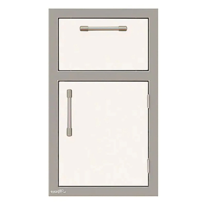 Alfresco 17-Inch Stainless Steel Right-Hinged Door & Paper Towel Holder Combo - Patioscape Outdoors