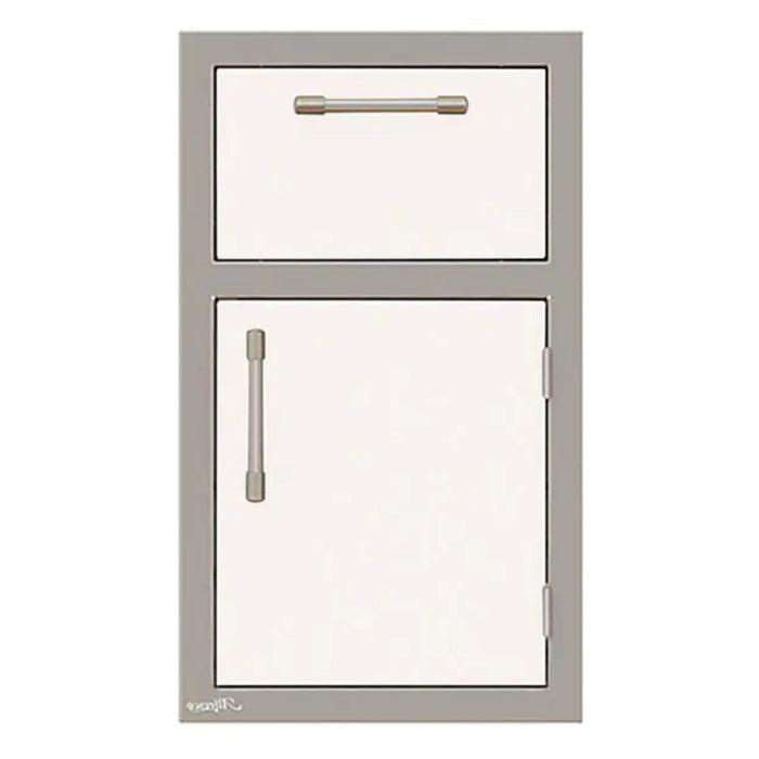Alfresco 17-Inch Stainless Steel Right-Hinged Soft-Close Door & Drawer Combo