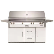 Alfresco 56-Inch Stainless Steel Freestanding Gas Grill w/ Refrigerated Cart, Rotisserie & Sear Zone - Patioscape Outdoors