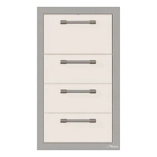 Alfresco 17-Inch Stainless Steel Triple Drawer & Paper Towel Holder Combo - Patioscape Outdoors