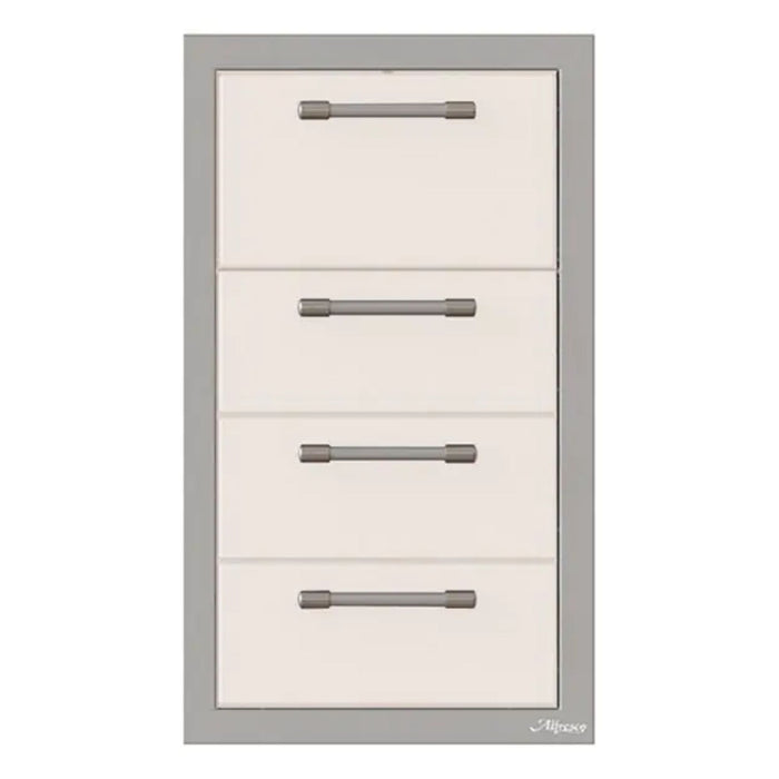 Alfresco 17-Inch Stainless Steel Triple Drawer & Paper Towel Holder Combo