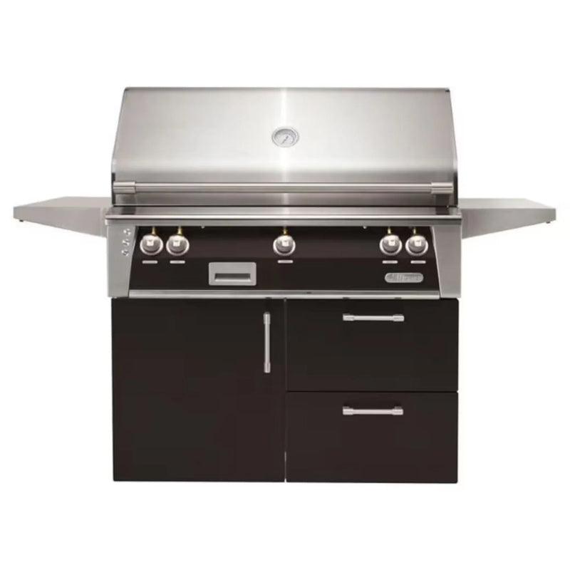 Alfresco Deluxe 42-Inch Stainless Steel Freestanding Gas Grill w/ Rotisserie & Sear Zone - Patioscape Outdoors