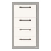 Alfresco 17-Inch Stainless Steel Triple Drawer & Paper Towel Holder Combo - Patioscape Outdoors