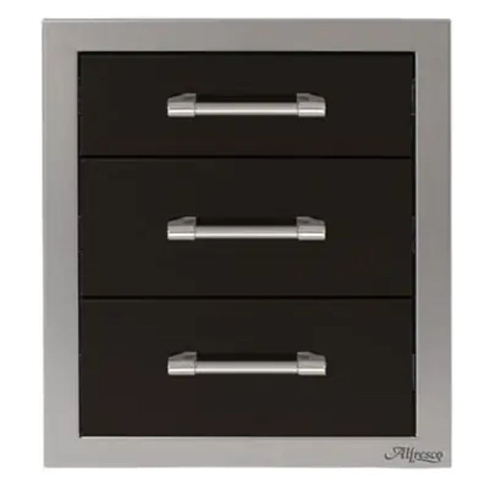Alfresco 17-Inch Stainless Steel Soft-Close Triple Drawer