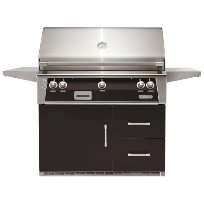 Alfresco 42-Inch Stainless Steel Freestanding Gas Grill w/ Rotisserie & Refrigerated Cart - Patioscape Outdoors