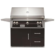 Alfresco 42-Inch Stainless Steel Freestanding Gas Grill w/ Refrigerated Cart, Rotisserie & Sear Zone - Patioscape Outdoors