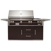 Alfresco 56-Inch Stainless Steel Freestanding Gas Grill w/ Refrigerated Cart, Rotisserie & Side Burner - Patioscape Outdoors