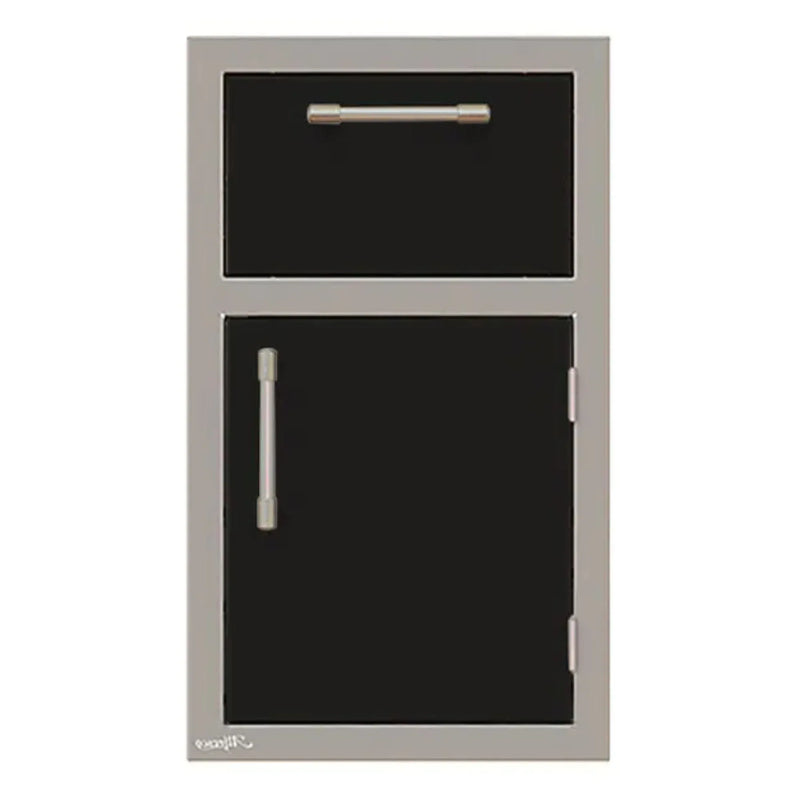 Alfresco 17-Inch Stainless Steel Right-Hinged Door & Paper Towel Holder Combo - Patioscape Outdoors