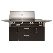 Alfresco Deluxe 56-Inch Stainless Steel Freestanding Gas Grill w/ Rotisserie & Side Burner - Patioscape Outdoors