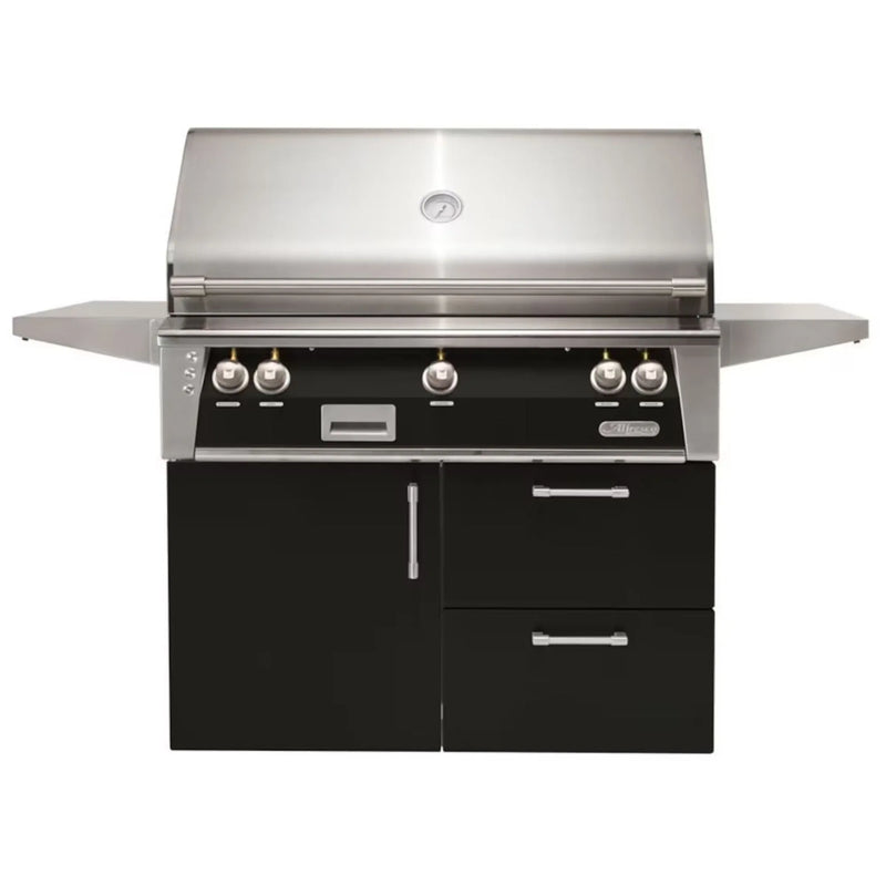 Alfresco Deluxe 42-Inch Stainless Steel Freestanding Gas Grill w/ Rotisserie - Patioscape Outdoors