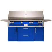 Alfresco ALXE 56-Inch Stainless Steel Freestanding Gas Grill w/ Sear Zone And Rotisserie - Patioscape Outdoors