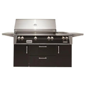 Alfresco Deluxe 56-Inch Stainless Steel Freestanding Gas Grill w/ Rotisserie, Side Burner & Sear Zone - Patioscape Outdoors