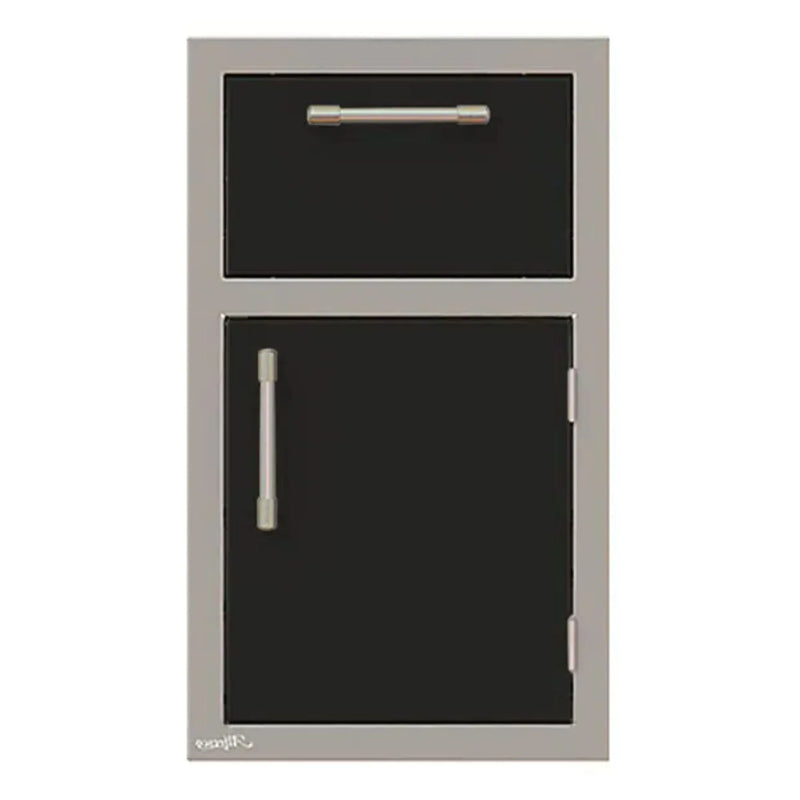 Alfresco 17-Inch Stainless Steel Right-Hinged Door & Paper Towel Holder Combo - Patioscape Outdoors