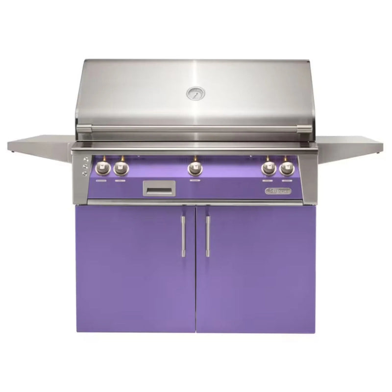 Alfresco 42" Freestanding Stainless Steel Gas Grill with Sear Zone, Rotisserie & Smoker System - Patioscape Outdoors