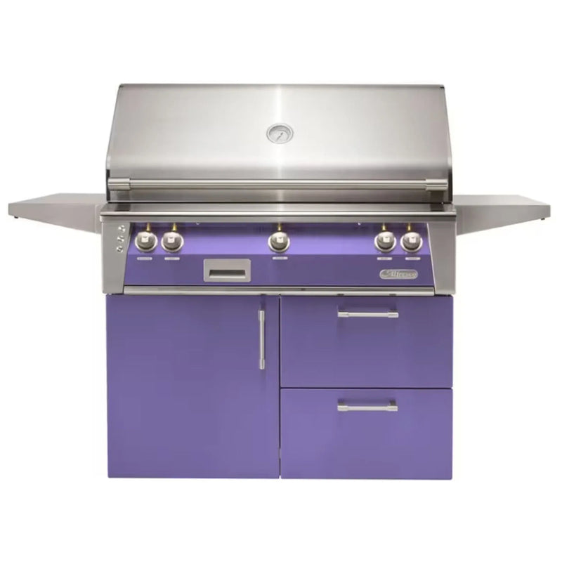 Alfresco Deluxe 42-Inch Stainless Steel Freestanding Gas Grill w/ Rotisserie & Sear Zone - Patioscape Outdoors