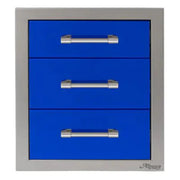 Alfresco 17-Inch Stainless Steel Soft-Close Triple Drawer - Patioscape Outdoors