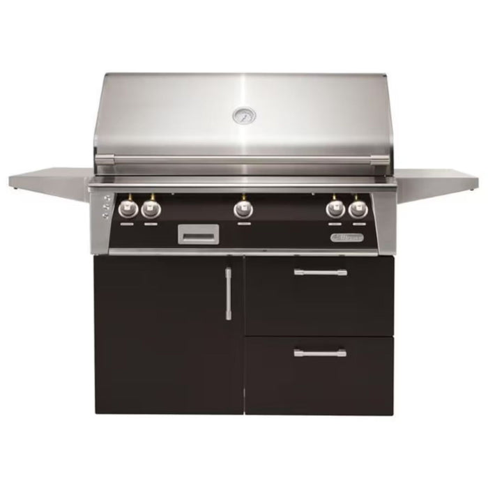 Alfresco Deluxe 42-Inch Stainless Steel Freestanding Gas Grill w/ Rotisserie