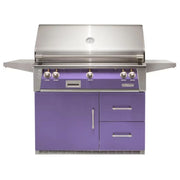 Alfresco 42-Inch Stainless Steel Freestanding Gas Grill w/ Refrigerated Cart, Rotisserie & Sear Zone - Patioscape Outdoors