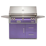 Alfresco 42-Inch Stainless Steel Freestanding Gas Grill w/ Rotisserie & Refrigerated Cart - Patioscape Outdoors