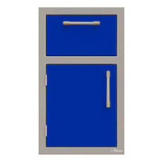 Alfresco 17-Inch Stainless Steel Left-Hinged Soft-Close Door & Drawer Combo - Patioscape Outdoors