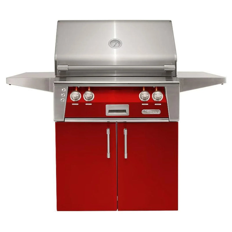 Alfresco 30-Inch Stainless Steel Freestanding Gas Grill w/ Rotisserie & Sear Zone - Patioscape Outdoors
