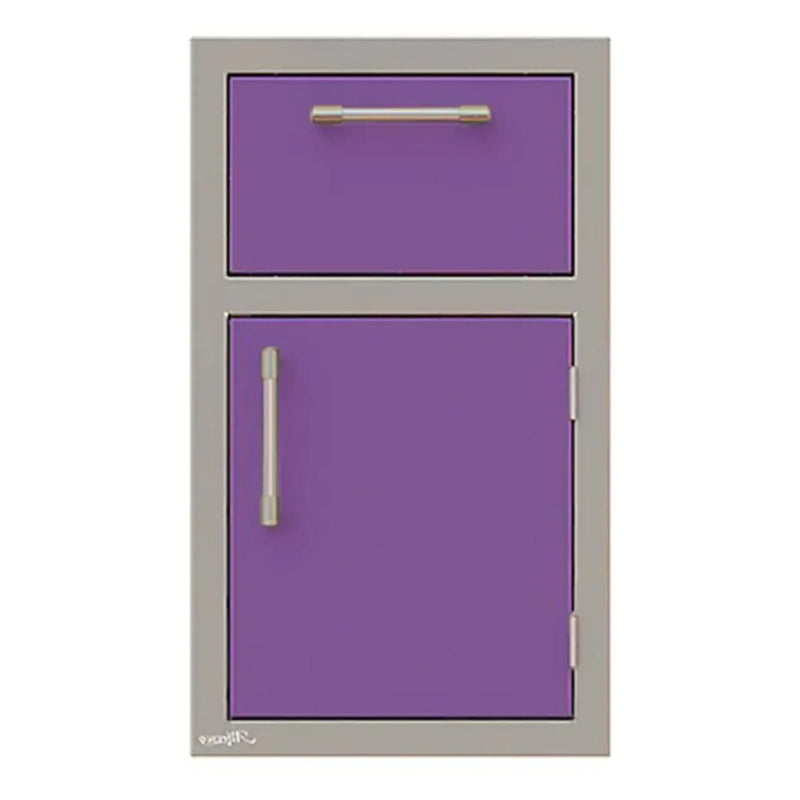 Alfresco 17-Inch Stainless Steel Right-Hinged Door & Paper Towel Holder Combo - Patioscape Outdoors