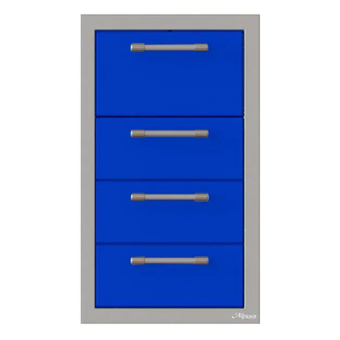 Alfresco 17-Inch Stainless Steel Triple Drawer & Paper Towel Holder Combo