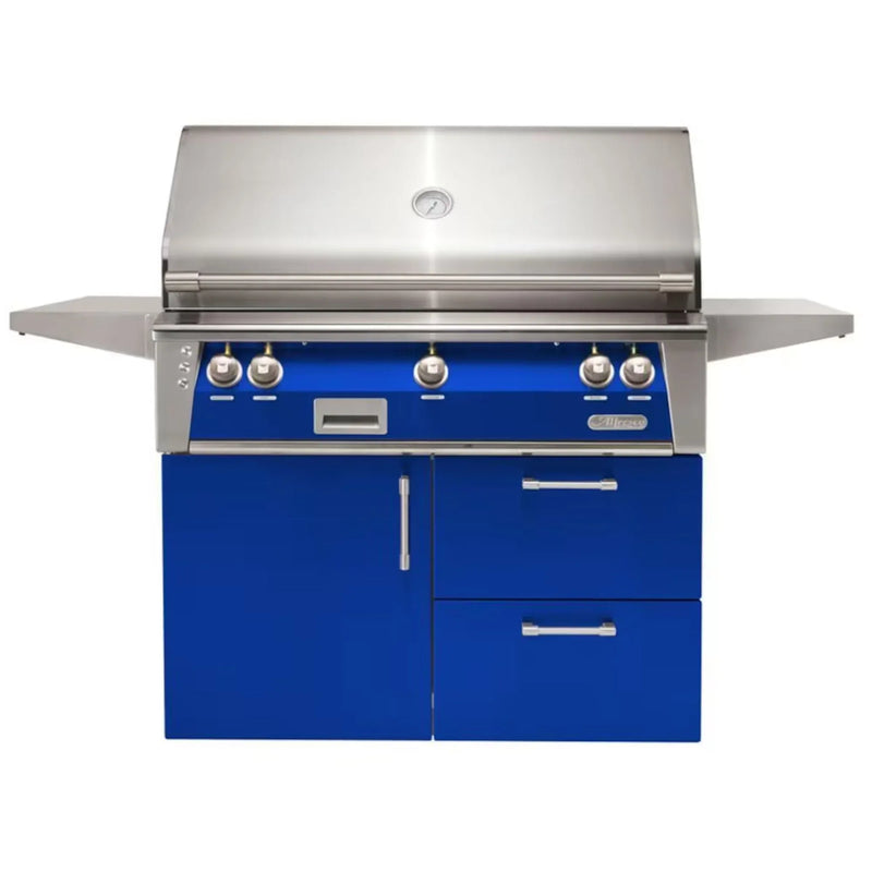 Alfresco Deluxe 42-Inch Stainless Steel Freestanding Gas Grill w/ Rotisserie - Patioscape Outdoors