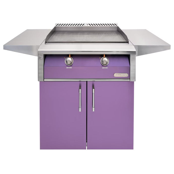 Alfresco 30-Inch Dedicated Gas Griddle w/ Cart