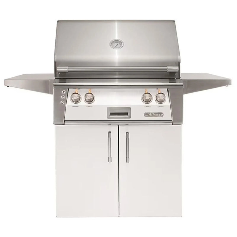 Alfresco 30-Inch Stainless Steel Freestanding Gas Grill w/ Rotisserie & Sear Zone - Patioscape Outdoors
