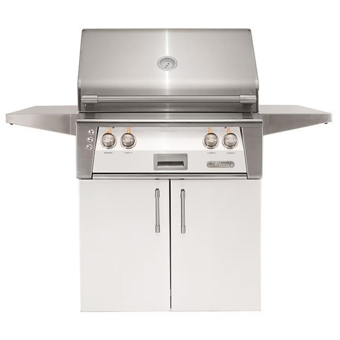 Alfresco 30-Inch Stainless Steel Freestanding Gas Grill w/ Rotisserie & Sear Zone